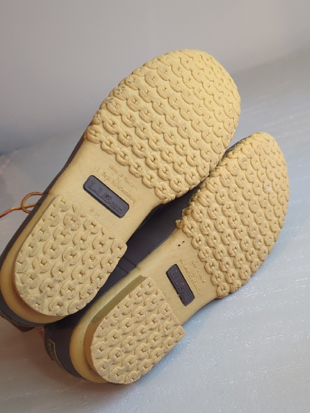 LL Bean‎ Boots 8" Tan Mens 10 - Picture 6 of 7
